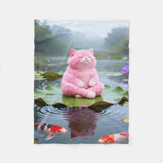 Couverture Polaire Pink Serenity 001 (Devant)