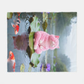 Couverture Polaire Pink Serenity 001 (Devant (Horizontal))