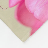 Couverture Polaire Pink Tulips Personalize (Coin)