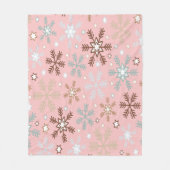 Couverture Polaire Pinkie Snowflake (Devant)