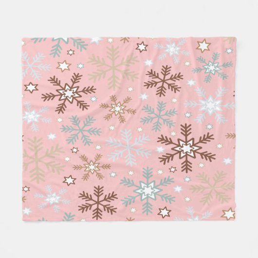 Couverture Polaire Pinkie Snowflake (Devant (Horizontal))