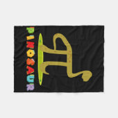 Couverture Polaire Pinosaur Funny Pi Day Dinosaur Math Lover Science  (Devant (Horizontal))