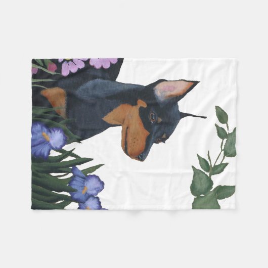 Couverture Polaire Pinscher miniature (Devant (Horizontal))