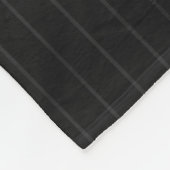 Couverture Polaire Pinstripes noires (Coin)
