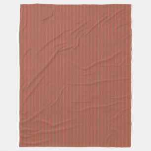 Couverture Polaire Pinstripes orange