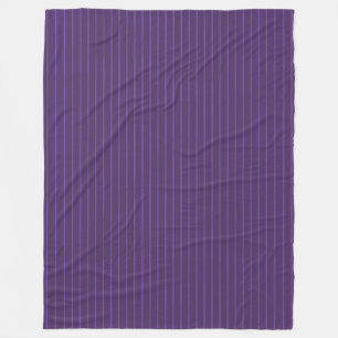Couverture Polaire Pinstripes pourpres