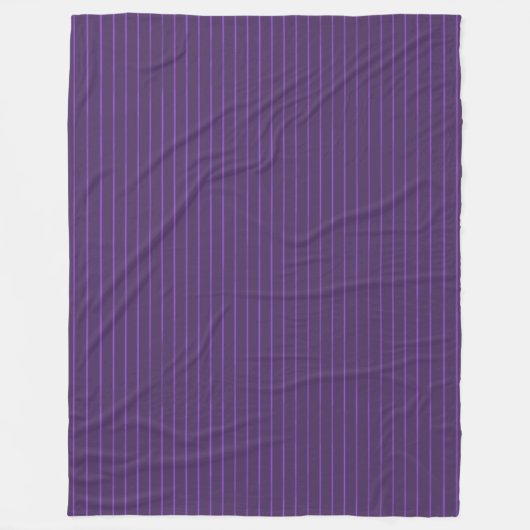 Couverture Polaire Pinstripes pourpres (Devant)