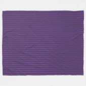 Couverture Polaire Pinstripes pourpres (Devant (Horizontal))