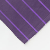 Couverture Polaire Pinstripes pourpres (Coin)