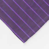 Couverture Polaire Pinstripes pourpres (Coin)