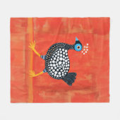 Couverture Polaire Pintade tachetée fantaisiste (Devant (Horizontal))