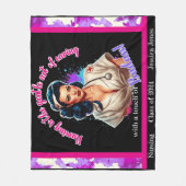 Couverture Polaire Pinup_ Infirmière Badass (Devant)