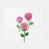Couverture Polaire Pipe Cleaner Flower (Devant (Horizontal))
