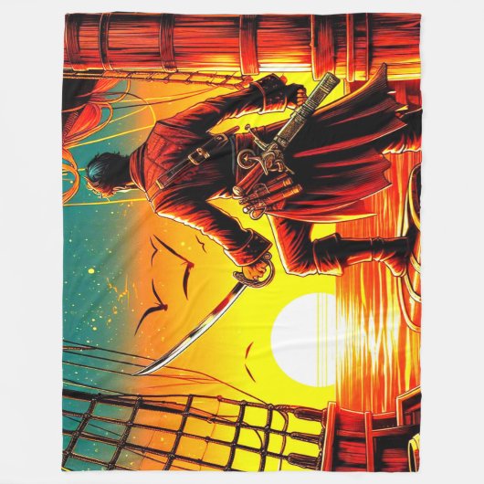 Couverture Polaire Pirate (Devant)