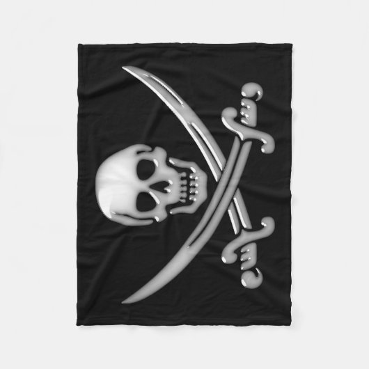 Couverture Polaire Pirate Skull and Sword Crossbones (TLAPD) (Devant)
