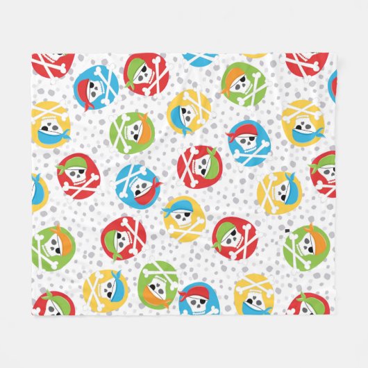 Couverture Polaire Pirates (Devant (Horizontal))