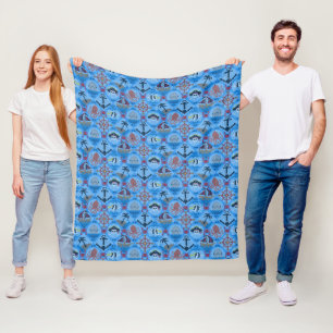 Couverture Polaire Pirates mignons