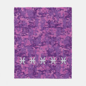 Couverture Polaire Pisces Zodiac Connexion sur Camion numérique rose (Devant)