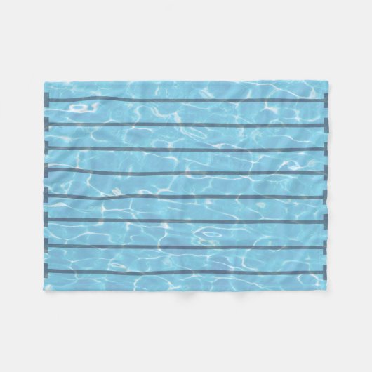 Couverture Polaire Piscine de l'équipe de natation (Devant (Horizontal))