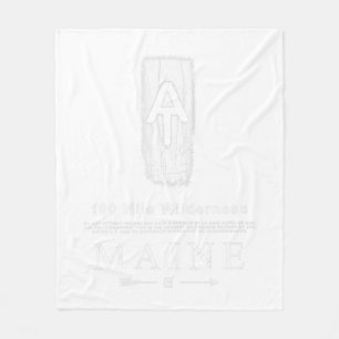 Couverture Polaire Piste Appalachian Blaze 100 Mile Wilderness Maine