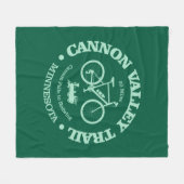 Couverture Polaire Piste de la vallée de Cannon (cyclisme) (Devant (Horizontal))