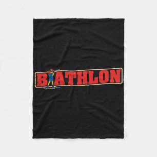 Couverture Polaire Piste de ski de fond de biathlon 14