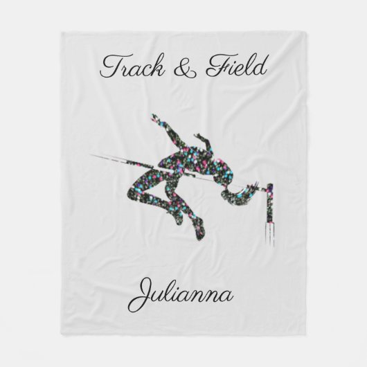 Couverture Polaire Piste et champ Haute barre Lumineuse Gris Fleece B (Devant)