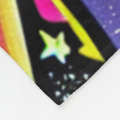 Couverture Polaire Pitbull Chien Pop Art Personnalisé (Coin)