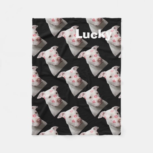 Couverture Polaire Pitbull de Kissable (Devant)