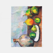 Couverture Polaire Pitcher et Fruit, Paul Cezanne (Devant)