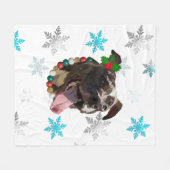 Couverture Polaire Pitties dans la neige (Devant (Horizontal))