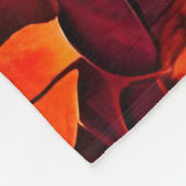 Couverture Polaire Pittoresque Rustique Feuille d'érable d'automne (Coin)