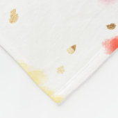 Couverture Polaire PixDezines Cupcake Sprinkles/Faux Gold (Coin)