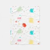 Couverture Polaire PixDezines Cupcake Sprinkles/Faux Gold (Devant)