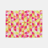 Couverture Polaire PixDezines géométriques/réglables/agrumes (Devant (Horizontal))