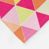 Couverture Polaire PixDezines géométriques/réglables/agrumes (Coin)