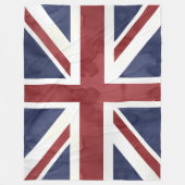 Couverture Polaire PixDezines Union Jack aquarelle (Devant)