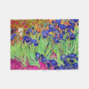 Couverture Polaire PixDezines van gogh/iris pourpres/st. remy