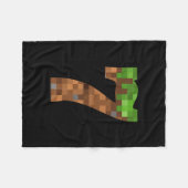 Couverture Polaire Pixel 7e anniversaire Numéro Sept 7 ans 7e Vid (Devant (Horizontal))