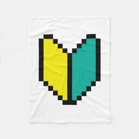 Couverture Polaire Pixel 8 bits Wakaba / Mark Shoshinsha (Devant)