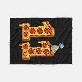 Couverture Polaire Pizza 11e anniversaire 11 ans Vieux Casquette de p (Devant (Horizontal))