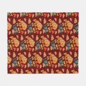 COUVERTURE POLAIRE PIZZA EST MA VIE (Devant (Horizontal))