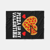 Couverture Polaire Pizza Is My Valentine Funny Boys Valentines Day To (Devant (Horizontal))