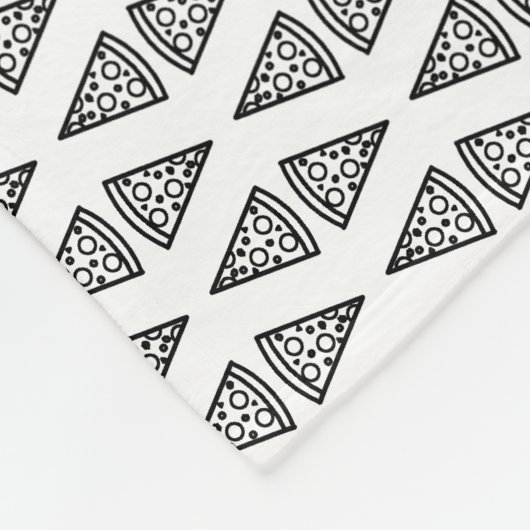 Couverture Polaire Pizza Pattern Blanket (Coin)