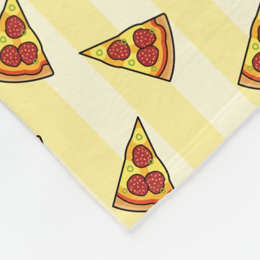 Couverture Polaire Pizzas (Coin)
