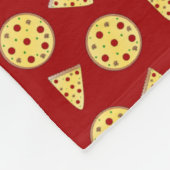 Couverture Polaire Pizzas rouges nommées personnalisées (Coin)