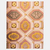 Couverture Polaire Plafond hongrois rose jaune (Devant)
