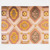 Couverture Polaire Plafond hongrois rose jaune (Devant (Horizontal))