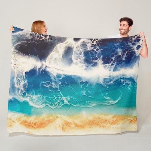 Couverture Polaire Plage (En situation)