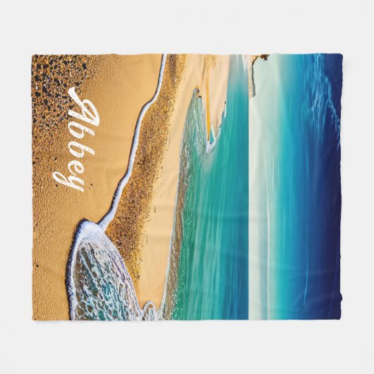 Couverture Polaire Plage calme (Devant (Horizontal))